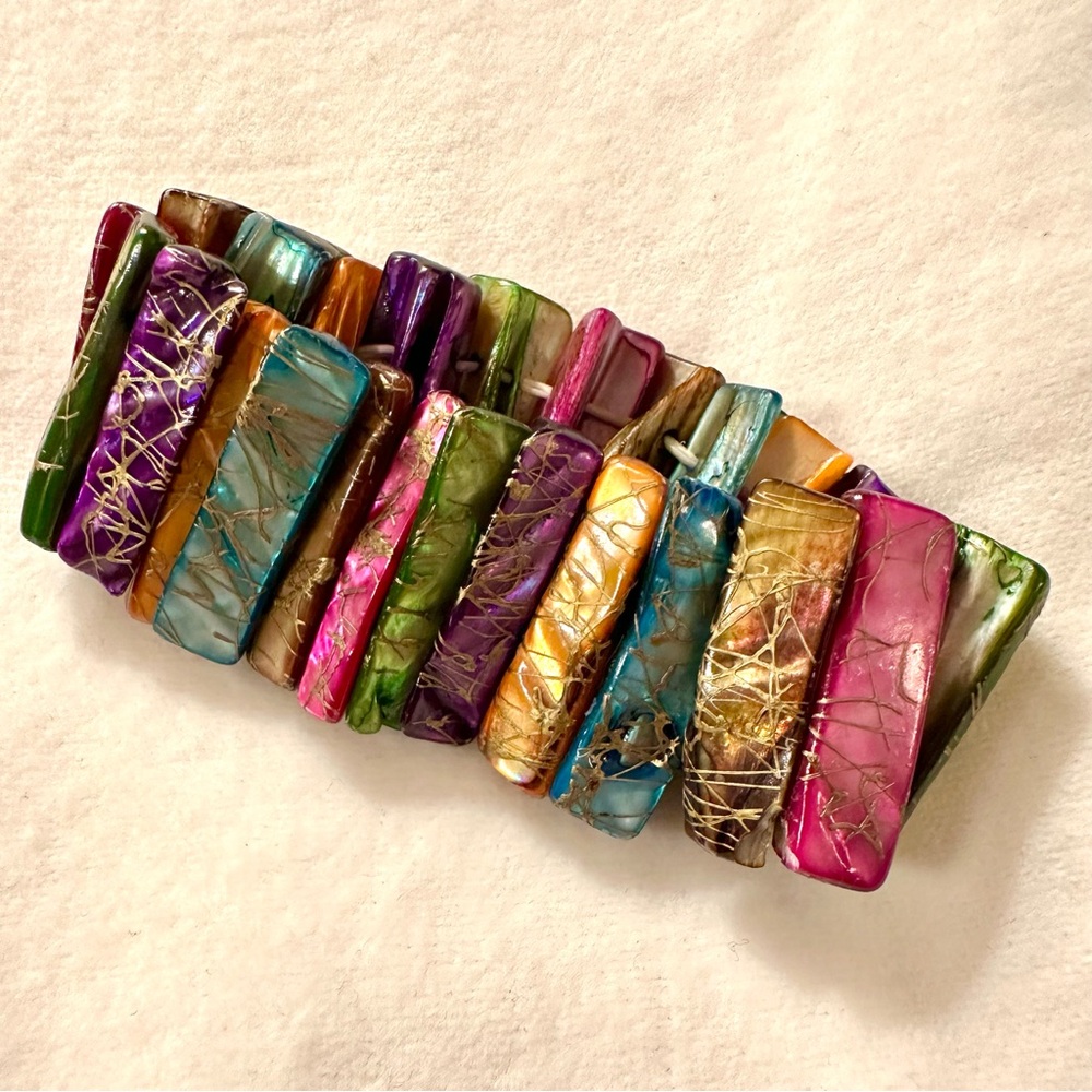 JEWELRY 🌿 Shell / Abalone look bead BRACELET